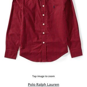 Polo by Ralph Lauren Kids Red Plaid Button Down Shirt